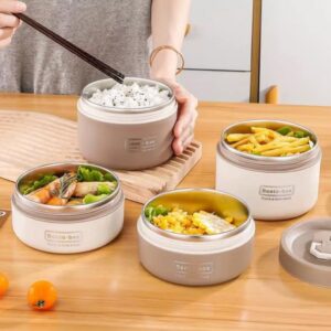 علب الطعام الحافظة للحرارة (أربع قطع)